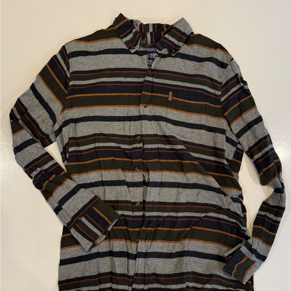 Chaps Multicolor Striped Shirt